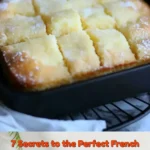 Delicious slice of French butter cake on a plate, showcasing its rich texture