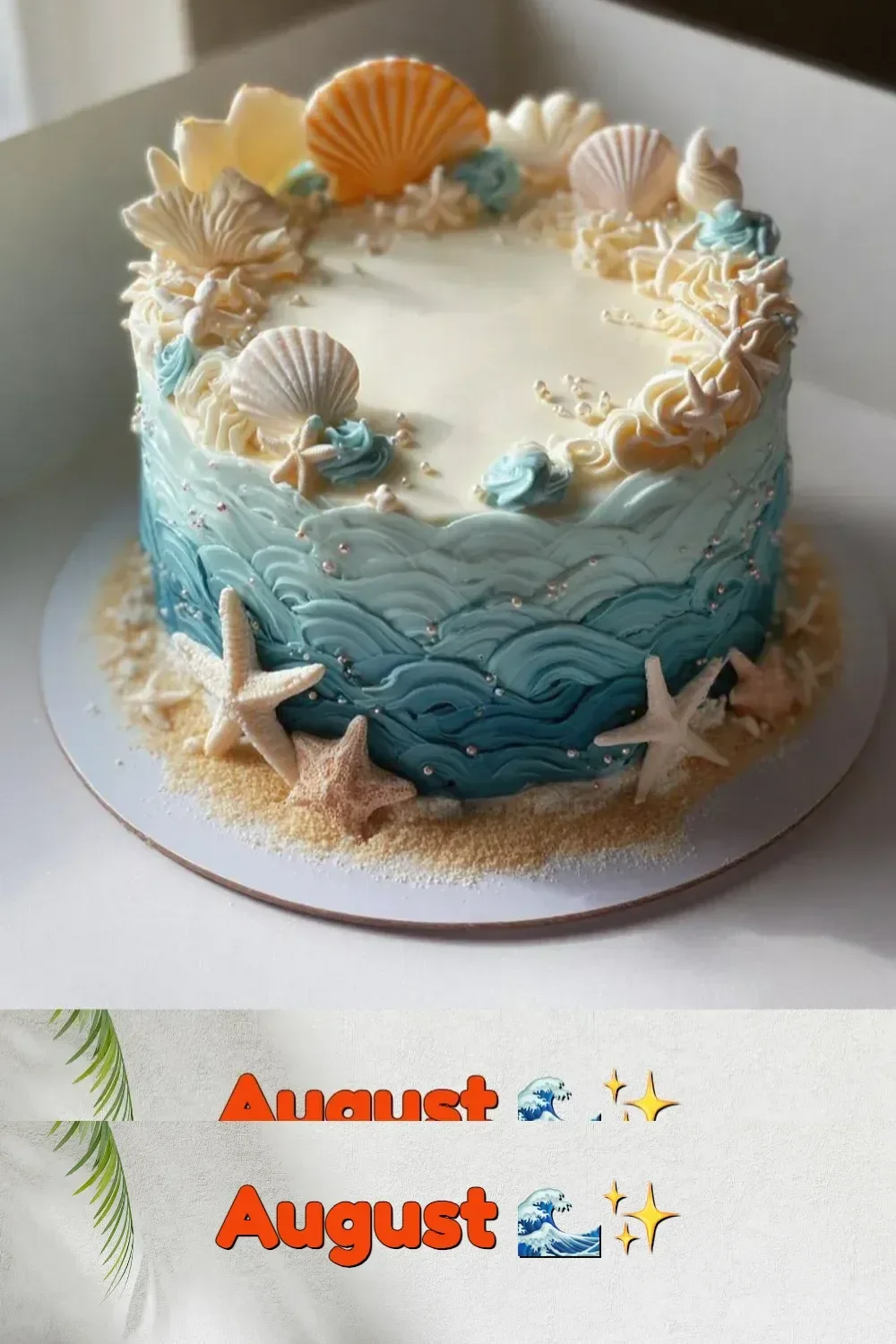 A stunning beach scene in August with waves and starry sky