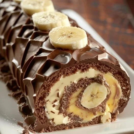 A Delightful Dessert Combining Bananas and Chocolate