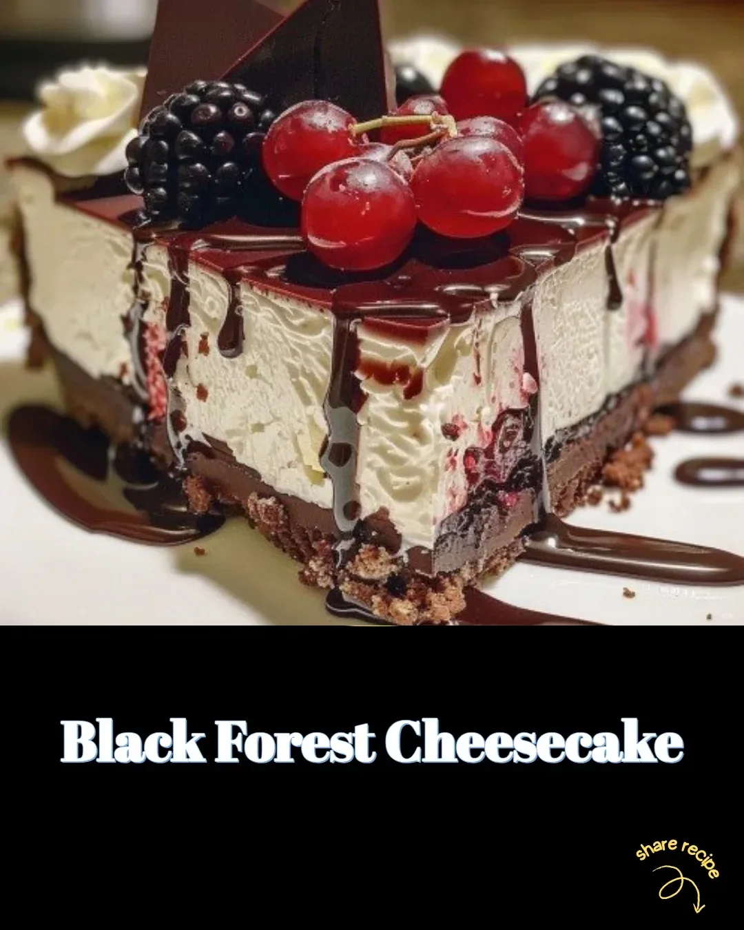 Decadent Cheesecake with Cherry Topping