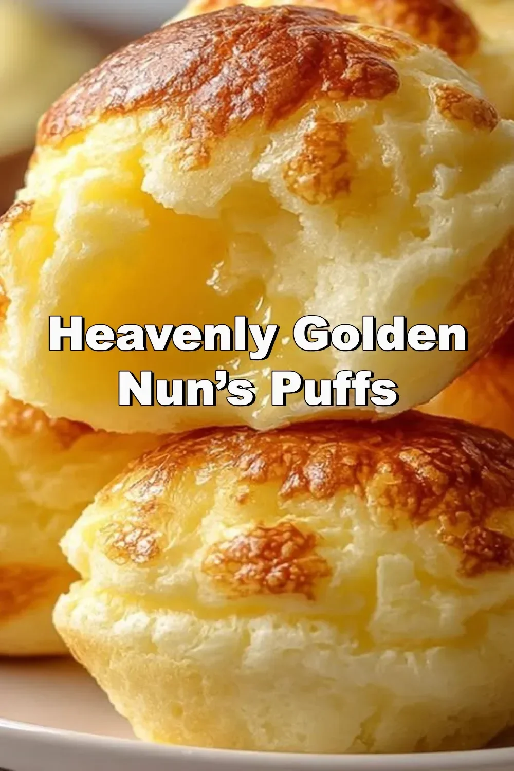 Heavenly Golden Nun's Puffs - fluffy pastries perfect for indulgence.