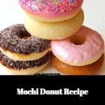 Irresistibly chewy and delicious donas de mochi ready to be enjoyed.