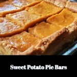 Delicious sweet potato pie bars topped with whipped cream and spices