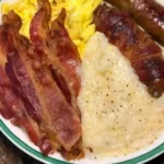 Minimalist breakfast plate with selected items for a balanced meal