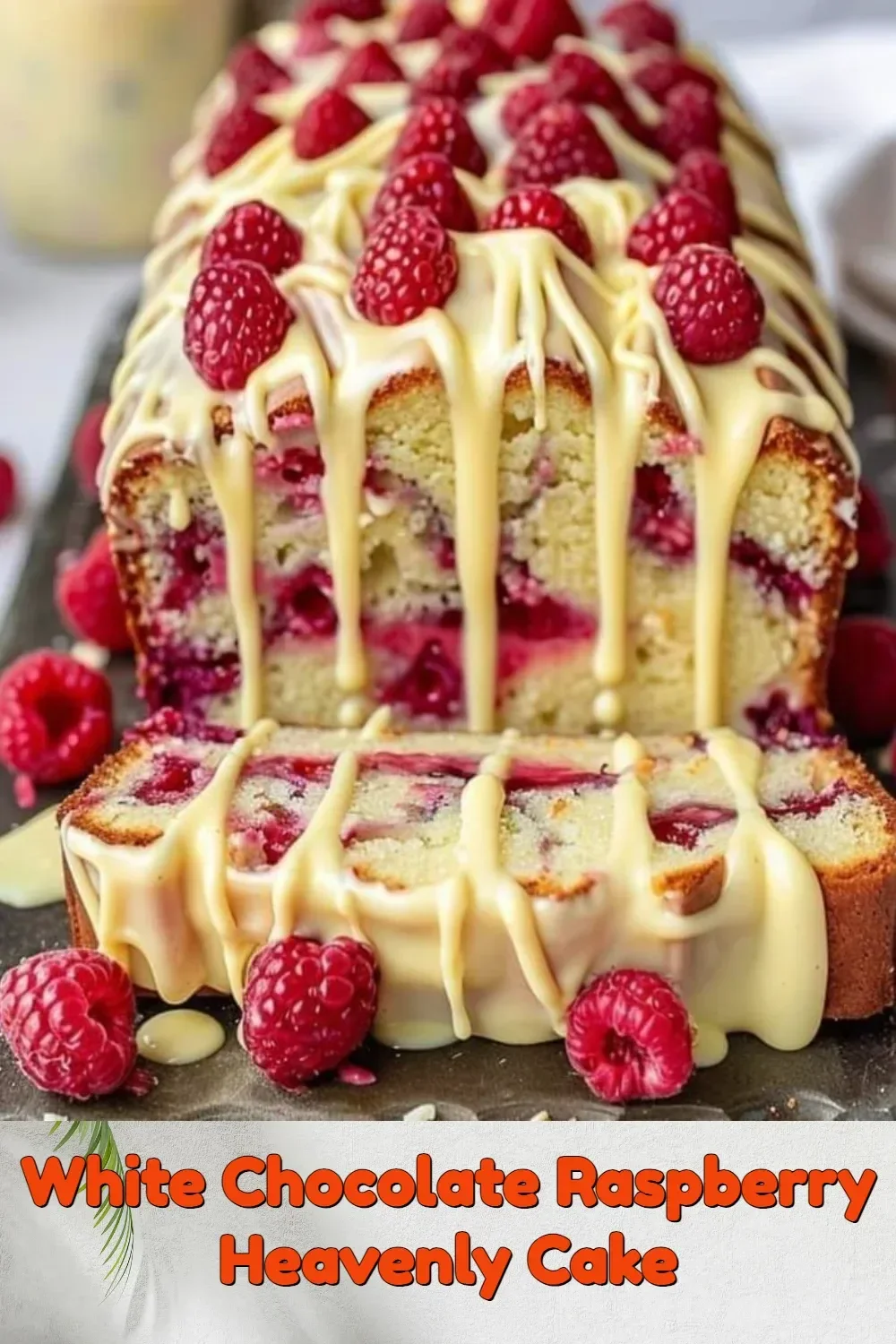 A delightful dessert combining rich white chocolate and tart raspberries.