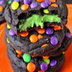 Delicious Witch's Brew Cookies decorated for Halloween.