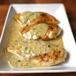 Creamy Tarragon Chicken dish served with herbs and spices