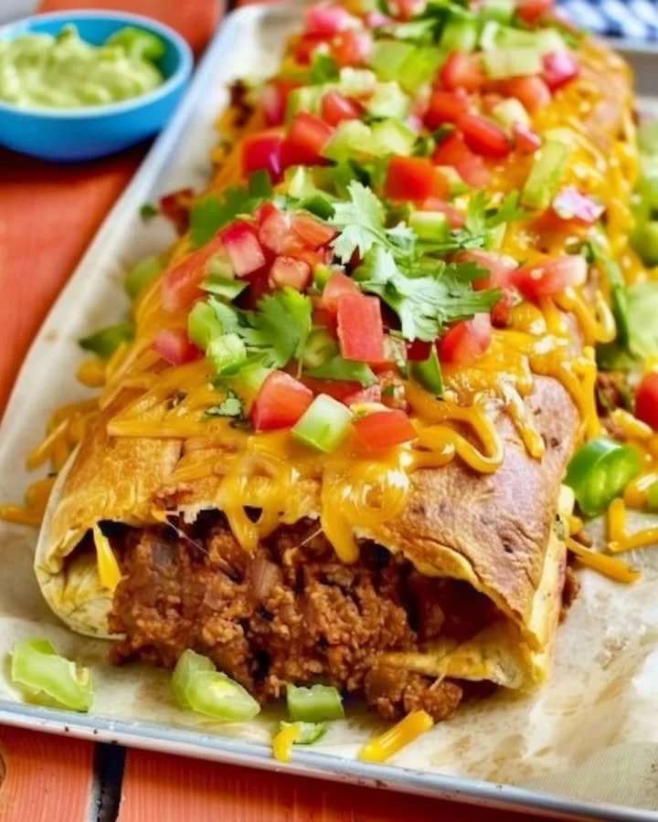 Crispy Braided Taco Delight featuring a golden braided shell filled with savory ingredients.
