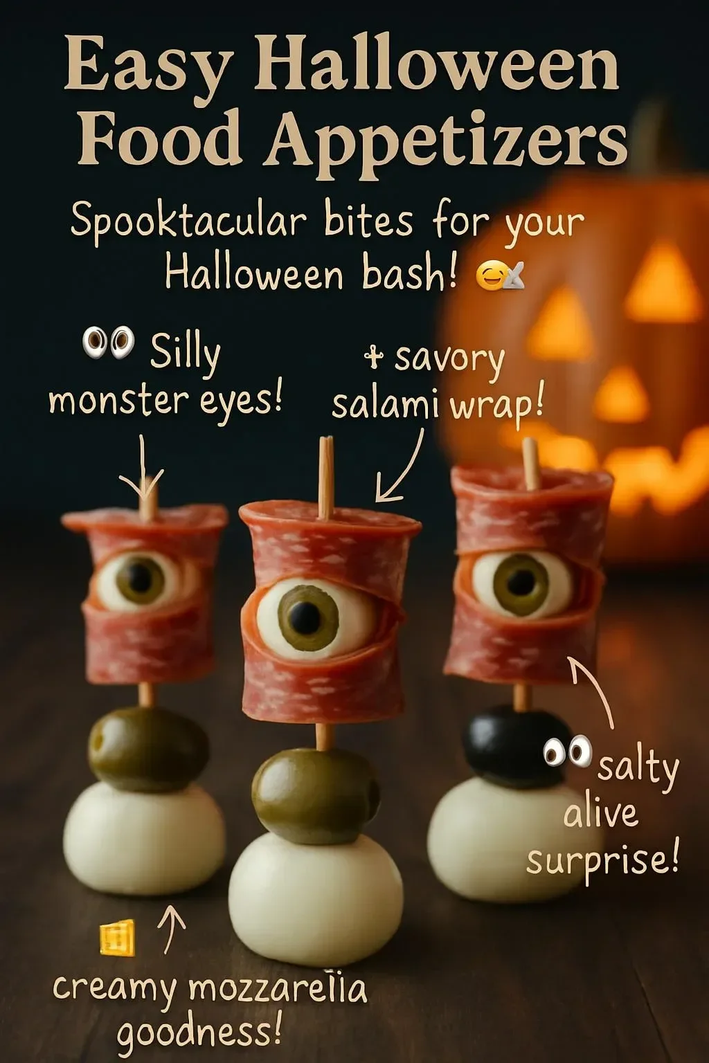 Spooky Halloween appetizers for a fun party spread