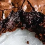 Delicious fudgy chewy brookies on a plate, combining brownie and cookie textures.
