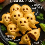 Delicious Ghost Taco Hand Pies with unique flavors in a spooky presentation