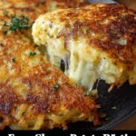 Delicious Four-Cheese Potato Rösti served golden brown and crispy