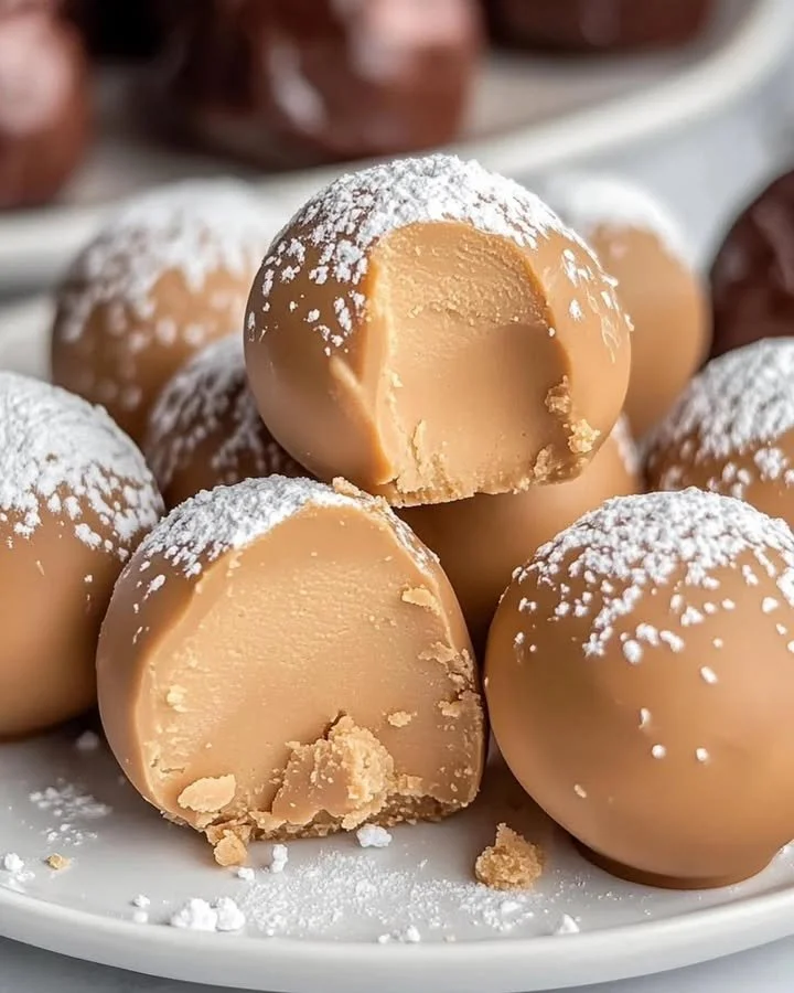 3-Ingredient peanut butter balls ready to be enjoyed, featuring a healthy snack recipe
