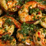 Delicious Chimichurri Shrimp served with fresh herbs and spices