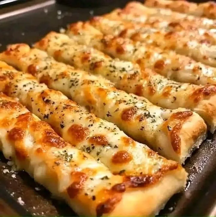Delicious Copycat Pizza Hut Breadsticks recipe ready for serving