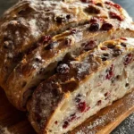 Cranberry Raisin Walnut Cinnamon Artisan Bread fresh out of the oven
