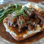 Delicious homemade beef roast cooked to perfection with herbs and spices