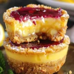 Lemon raspberry cheesecake cups garnished with fresh raspberries and lemon zest.