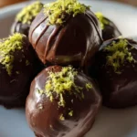 Delicious Key Lime Truffles made with tangy lime flavor and rich chocolate.