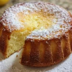 Delicious Limoncello Ricotta Cake topped with lemon zest and fresh berries