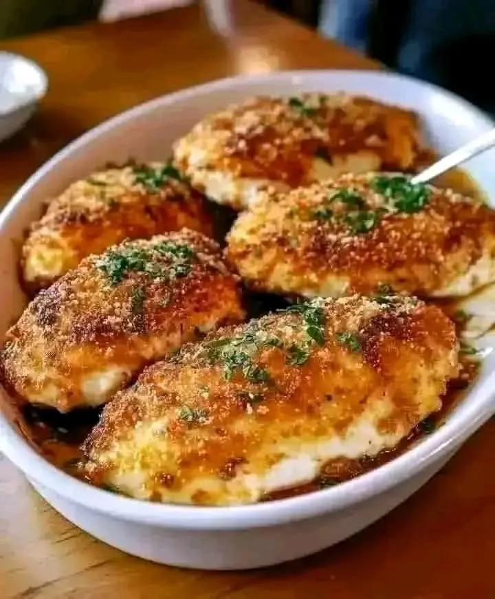 Longhorn Steakhouse's mouthwatering Parmesan Chicken dish