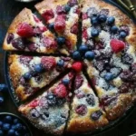 Deliciously decorated Raspberry Lemon Cake with fresh raspberries and lemon zest