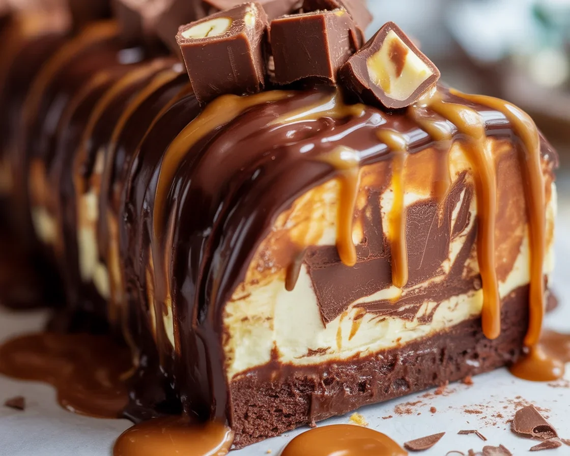 Recette de Bûche au Kinder Bueno, dessert Noël facile et délicieux.