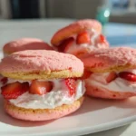 Delicious strawberry cookies made with cake mix, perfect for dessert lovers.