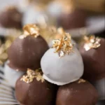 Delicious New Year’s Eve Oreo balls crafted for a festive celebration.