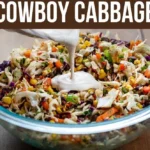 Bowl of vibrant, flavor-packed coleslaw with fresh vegetables and dressing