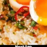 Delicious Mayak Eggs served in a beautiful dish