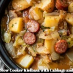 Slow Cooker Kielbasa with Cabbage and Potatoes dish