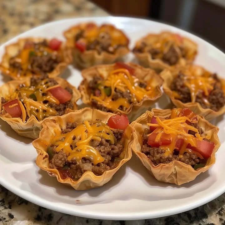 Deliciously crispy Taco Ranch Bites ready to be enjoyed.