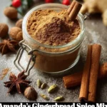 Amanda's delicious Gingerbread Spice Mix for festive baking and cooking.