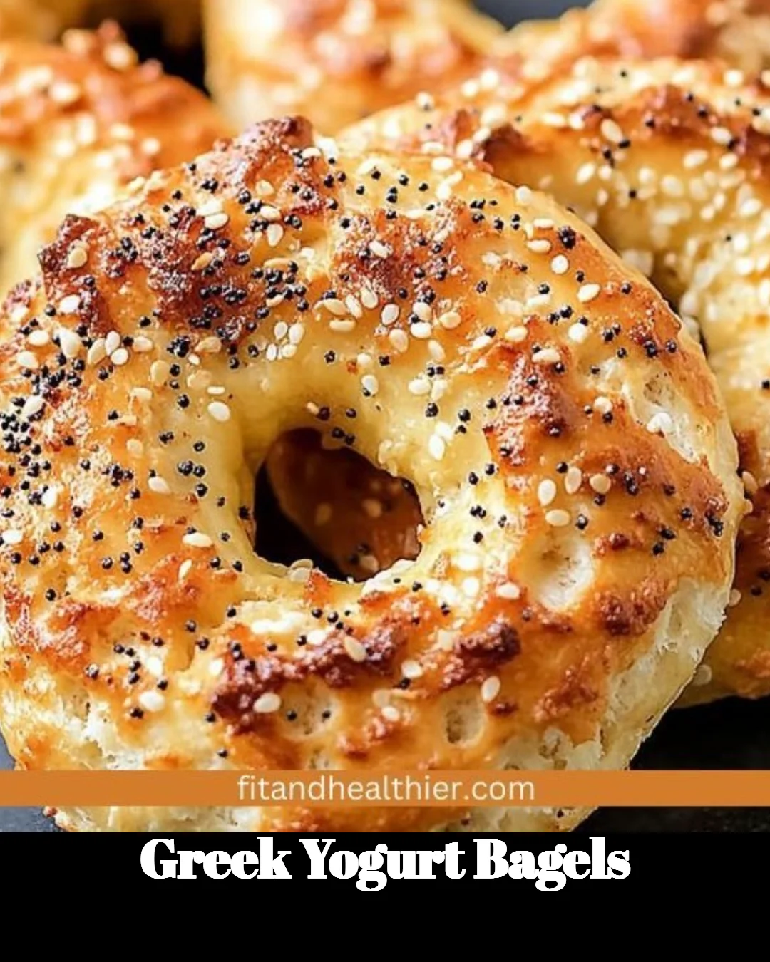 Homemade Greek yogurt bagels, warm and chewy, perfect for breakfast.
