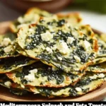 Mediterranean spinach and feta treats served on a platter