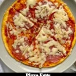 Delicious Pizza Eggs with colorful toppings and melted cheese