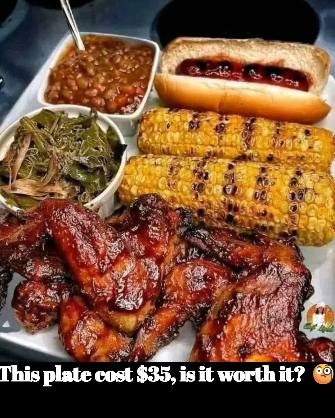 A $35 plate under scrutiny for value assessment