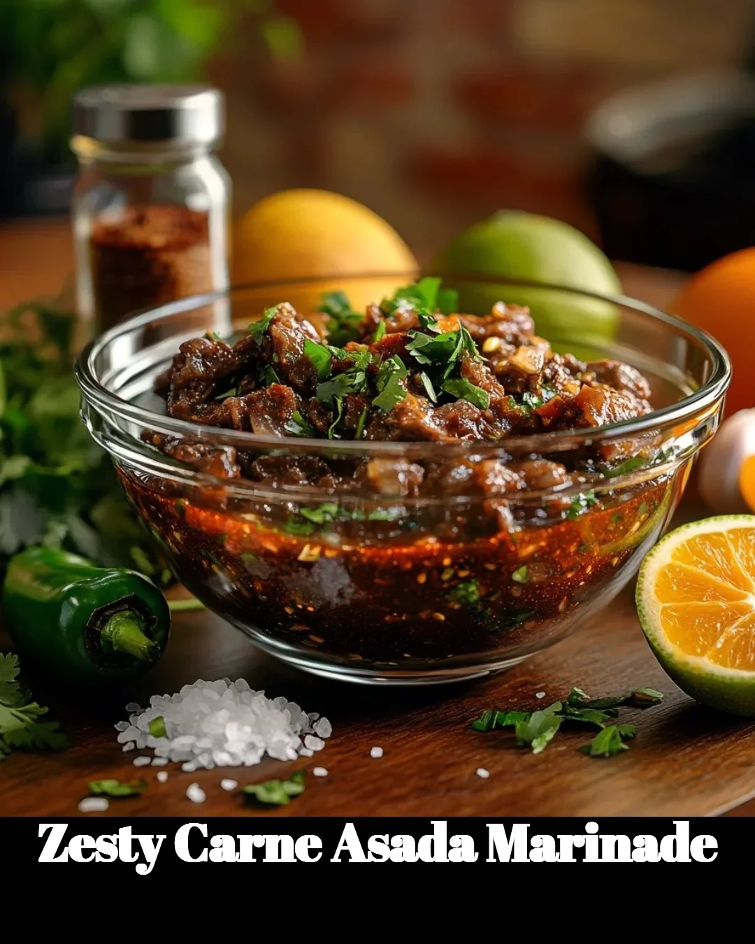 Zesty carne asada marinade for grilling delicious steak