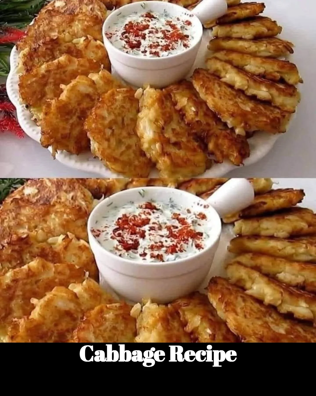 Freshly prepared cabbage dish with spices and herbs