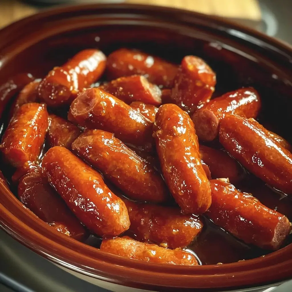 Crock Pot Mississippi Little Smokies served in a bowl