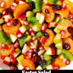 Colorful Easter Salad with fresh vegetables and eggs for festive spring meals.