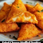 Fried Cheese Stuffed Doritos served in a bowl
