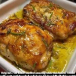 Homemade baked dish cooling in the kitchen with kids excitedly waiting to eat.