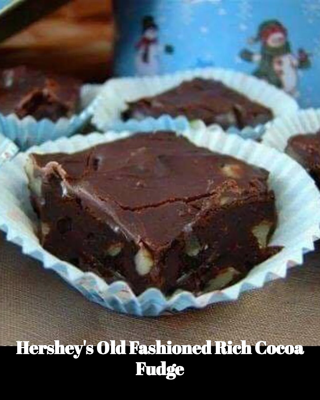 Hershey's Old Fashioned Rich Cocoa Fudge dessert
