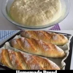 Loaf of homemade bread fresh out of the oven