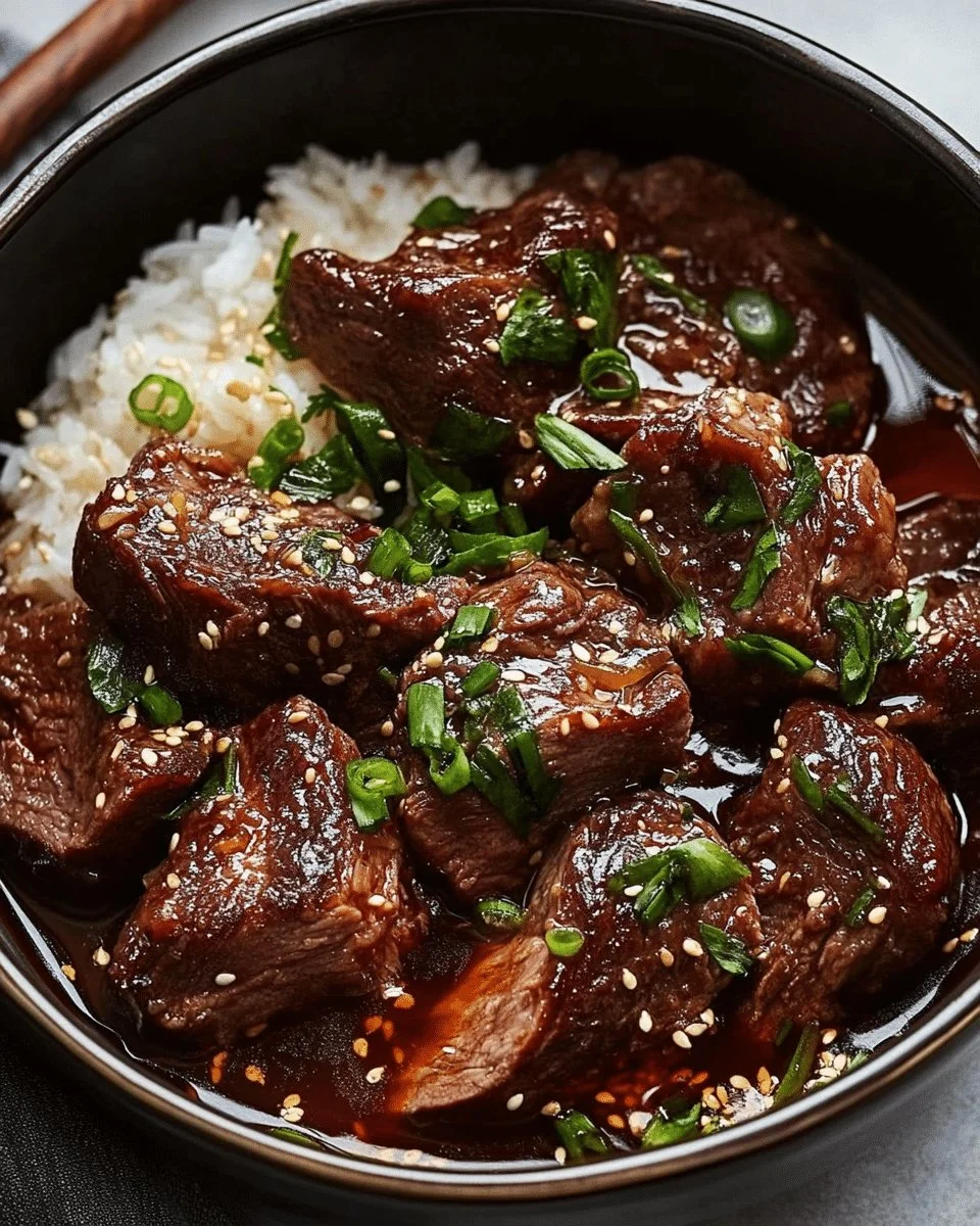 Korean-style gochujang pot roast served with vegetables