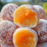 Delicious orange creamsicle truffles with a creamy filling and zesty coating