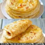 Delicious zero carbs meal recipe, easy to prepare without flour.