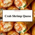 Delicious Crab Shrimp Queso served in a bowl with tortilla chips